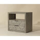 Lisboa 32 X 28 inch Light Grey Night Stand